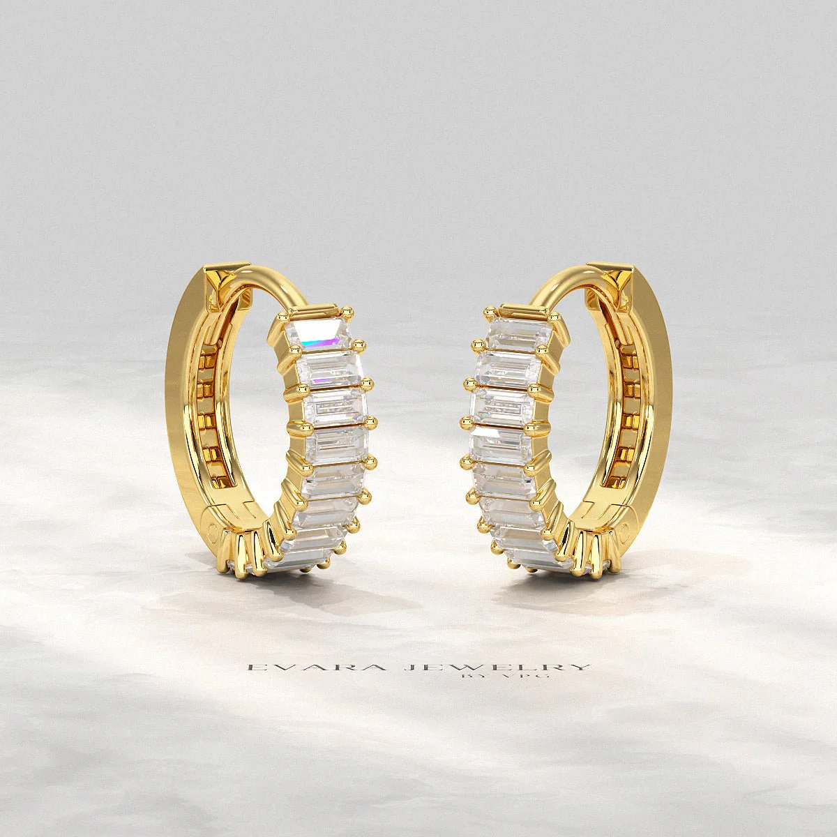 Hoop Earrings Collection in Gold & Diamond Designs